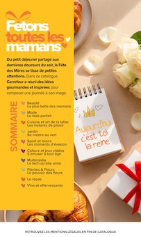 Catalogue Carrefour de la semaine "FÊTONS TOUTES LES MAMANS" avec 2 pages, valide du 19/05/2026 au 01/06/2026 pour Thiers et alentours Prospectus Carrefour de la semaine "FÊTONS TOUTES LES MAMANS" avec 2 pages, valide du 19/05/2026 au 01/06/2026 pour Thiers et alentours