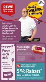 REWE Biomärkte Prospekt der aktuellen Woche mit 32 Seiten, gültig von 17.11.2025 bis 22.11.2025, in Syke und Umgebung Aktueller REWE Biomärkte Prospekt in Syke und Umgebung, "Dein Markt" mit 32 Seiten, 17.11.2025 - 22.11.2025