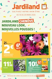 Catalogue Jardineries & Animaleries Jardiland en cours à Premières et alentours, JARDILAND CHENOVE, NOUVEAU LOOK, NOUVELLES POUSSES !, 12 pages, 18/03/2026 - 29/03/2026