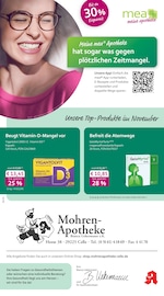 mea - meine apotheke Apotheken Prospekt der aktuellen Woche mit 4 Seiten, gültig von 01.10.2026 bis 31.10.2026, in Celle und Umgebung Aktueller mea - meine apotheke Apotheken Prospekt in Celle und Umgebung, "Unsere Oktober-Angebote" mit 4 Seiten, 01.10.2026 - 31.10.2026