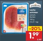 Aktuelle Lachs Angebote bei Netto Marken-Discount in Erfurt Aktuelles Lachsschinken Angebot bei Netto Marken-Discount in Erfurt ab 1,99 €
