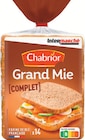 Grand Mie Complet - CHABRIOR en promo chez Intermarché Super Grand Mie Complet - CHABRIOR dans le catalogue Intermarché Super