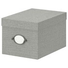 Kasten mit Deckel grau 18x25x15 cm von KVARNVIK im aktuellen IKEA Prospekt für 5,99 €