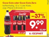 Coca Cola oder Coca Cola Zero bei Netto Marken-Discount im Löwenberger Land Prospekt für 9,99 €