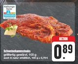 Schweinekammsteaks im Angebot bei EDEKA in Dresden Schweinekammsteaks Angebote bei EDEKA Dresden für 0,89 €