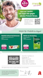 Aktueller mea - meine apotheke Apotheken Prospekt für Kaisheim: Unsere August-Angebote mit 4} Seiten, 01.08.2026 - 31.08.2026