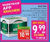 Bier im Angebot bei Marktkauf in Coburg Bier Angebote von Beck's bei Marktkauf Coburg für 9,99 €