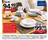 Tafel-Service „Black Lines“ oder Kaffee-Service „Black Lines“ Angebote von Villeroy & Boch bei Segmüller Ulm für 94,99 €