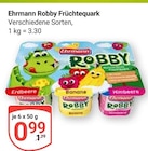Aktuelles Robby Früchtequark Erdbeere Angebot bei GLOBUS in Mannheim ab 0,99 €