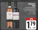 Weingenuss Dornfelder im Angebot bei E center in Bamberg Weingenuss Dornfelder Angebote bei E center Bamberg für 1,79 €