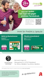 mea - meine apotheke Prospekt für Dettelbach mit 4 Seiten mea - meine apotheke Prospekt für Dettelbach: "Unsere September-Angebote", 4 Seiten, 01.09.2025 - 30.09.2025