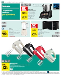 Prix et réduction Robot Cuiseur dans le prospectus Carrefour en cours Offre Robot Cuiseur dans le catalogue Carrefour du moment à la page 54