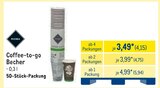 Kaffeetasse im METRO Prospekt Coffee-to-go Becher von Rioba im aktuellen METRO Prospekt für 4,15 €