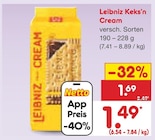 Keks’n Cream im Angebot bei Netto Marken-Discount in Kiel Keks’n Cream Angebote von Leibniz bei Netto Marken-Discount Kiel für 1,49 €
