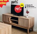Meuble TV en promo chez Maxi Bazar Villemomble à 79,99 €