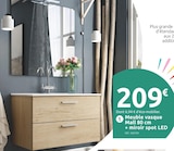 Promo Meuble vasque mall 80 cm + miroir spot led à 209,00 € dans le catalogue Mr. Bricolage à Clermont-L'Hérault