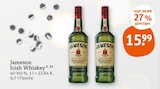 Irish Whiskey Angebote von Jameson bei tegut Erlangen für 15,99 €