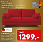 Schlafsofa im aktuellen porta Möbel Prospekt