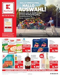 Kaufland Prospekt für Frontenhausen mit 58 Seiten Kaufland Prospekt für Frontenhausen: "Aktuelle Angebote", 58 Seiten, 18.09.2025 - 24.09.2025