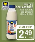 Frische Schlagsahne Angebote von Edeka Herzstück bei EDEKA Haltern am See für 2,49 €