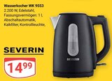 Wasserkocher WK 9553 im Angebot bei GLOBUS in Amberg Wasserkocher WK 9553 Angebote von Severin bei GLOBUS Amberg für 14,99 €