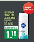 Deo-Spray Dry Active Mini Angebote von Nivea bei Marktkauf Wuppertal für 1,15 €