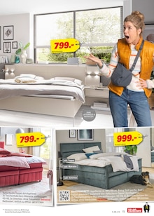Bett im aktuellen Höffner Prospekt (Halle (Saale)) Bett im Höffner Prospekt "SSV" mit 28 Seiten (Halle (Saale))