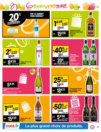 Prix et réduction Champagne dans le prospectus Cora en cours Offre Champagne dans le catalogue Cora du moment à la page 19