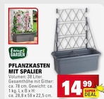 Pflanzkasten mit Spalier im Angebot bei Marktkauf in Stuttgart Pflanzkasten mit Spalier Angebote von Living & Garden bei Marktkauf Stuttgart für 14,99 €