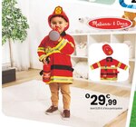 Déguisement pompier + accessoires 3-6 ans - MELISSA & DOUG dans le catalogue JouéClub
