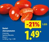 Dattel-cherrytomaten im Angebot bei Lidl in Schorndorf Dattel-cherrytomaten Angebote bei Lidl Schorndorf für 1,49 €