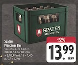 Münchner Bier Angebote von Spaten bei EDEKA Bad Neustadt für 13,99 €