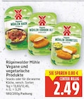 Vegane Mühlen Hack oder Vegane Mühlen Cordon Bleu oder Vegane Mühlen Schnitzel von Rügenwalder Mühle im aktuellen E center Prospekt