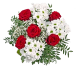 Kaufland - Rosen-Chrysanthemenstrauß Angebot im Prospekt Rosen-Chrysanthemenstrauß bei Kaufland im Prospekt "" für 12,99 €