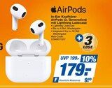 In-Ear Kopfhörer AirPods (3. Generation) mit Lightning Ladecase Angebote von Apple bei HEM expert Waiblingen für 179,00 €