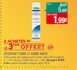 Promo DÉODORANT FEMME ET HOMME à 5,98 € dans le catalogue Supermarchés Match à Fournes-en-Weppes