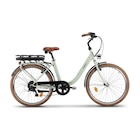 Vélo de ville électrique mixte Feu Vert E-Roll 55 Vert Patagonie - Feu Vert en promo chez Feu Vert Vélo de ville électrique mixte Feu Vert E-Roll 55 Vert Patagonie - Feu Vert dans le catalogue Feu Vert