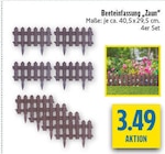 Beeteinfassung 'Zaun' Angebote bei diska Plauen für 3,49 €