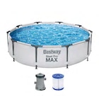 BBM Baumarkt Achim - Steel Pro MAX Stahlrahmen-Pool-Set Angebot im Prospekt Steel Pro MAX Stahlrahmen-Pool-Set bei BBM Baumarkt im Achim Prospekt für 99,99 €