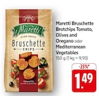 Bruschette Brotchips Tomato, Olives and Oregano im Angebot bei EDEKA in Koblenz Bruschette Brotchips Tomato, Olives and Oregano Angebote von Maretti bei EDEKA Koblenz für 1,49 €