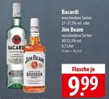 Bacardi oder Jim Beam bei famila Nordost im Dannenberg Prospekt für 9,99 €