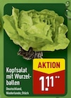 Kopfsalat mit Wurzelballen für 1,11 € bei ALDI Nord im Angebot Kopfsalat mit Wurzelballen im aktuellen ALDI Nord Prospekt