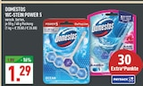 WC-Stein Power 5 im Angebot bei Marktkauf in Wermelskirchen WC-Stein Power 5 Angebote von Domestos bei Marktkauf Wermelskirchen für 1,29 €