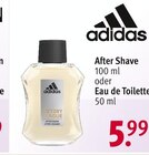 After Shave oder Eau de Toilette von adidas für 5,99 € bei Rossmann im Angebot After Shave oder Eau de Toilette von adidas im aktuellen Rossmann Prospekt