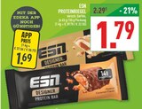 PROTEINRIEGEL im Angebot bei Marktkauf in Essen PROTEINRIEGEL Angebote von ESN bei Marktkauf Essen für 1,69 €