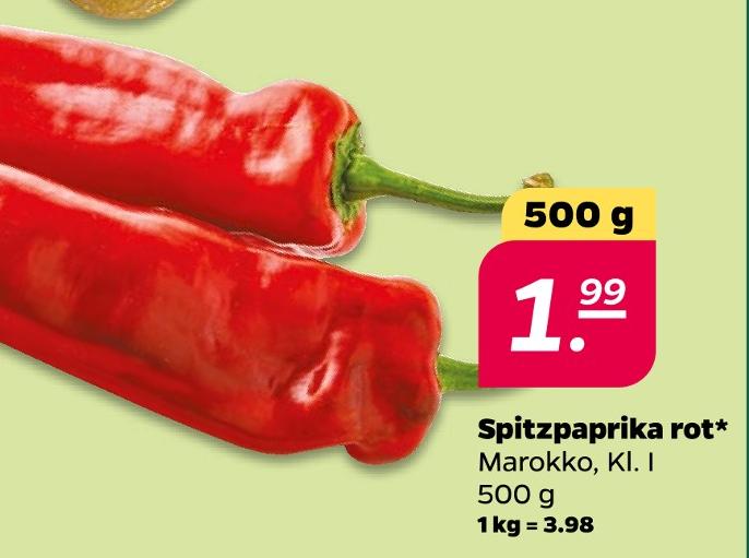 Spitzpaprika rot