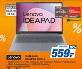 Aktuelle Notebook Angebote bei expert in Lübeck Aktuelles Notebook IdeaPad Slim 3 Angebot bei expert in Lübeck ab 559,00 €