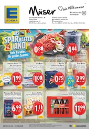 EDEKA Prospekt für Duisburg: "Aktuelle Angebote", 24 Seiten, 22.09.2025 - 27.09.2025