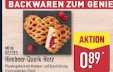 Himbeer-Quark-Herz von MEIN BESTES für 0,89 € bei ALDI Nord im Angebot Himbeer-Quark-Herz von MEIN BESTES im aktuellen ALDI Nord Prospekt