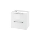 Promo Meuble sous-vasque suspendu blanc brillant IDALIE 60 x 60 x 45 cm à 135,00 € dans le catalogue Brico Dépôt à Vigneux-sur-Seine